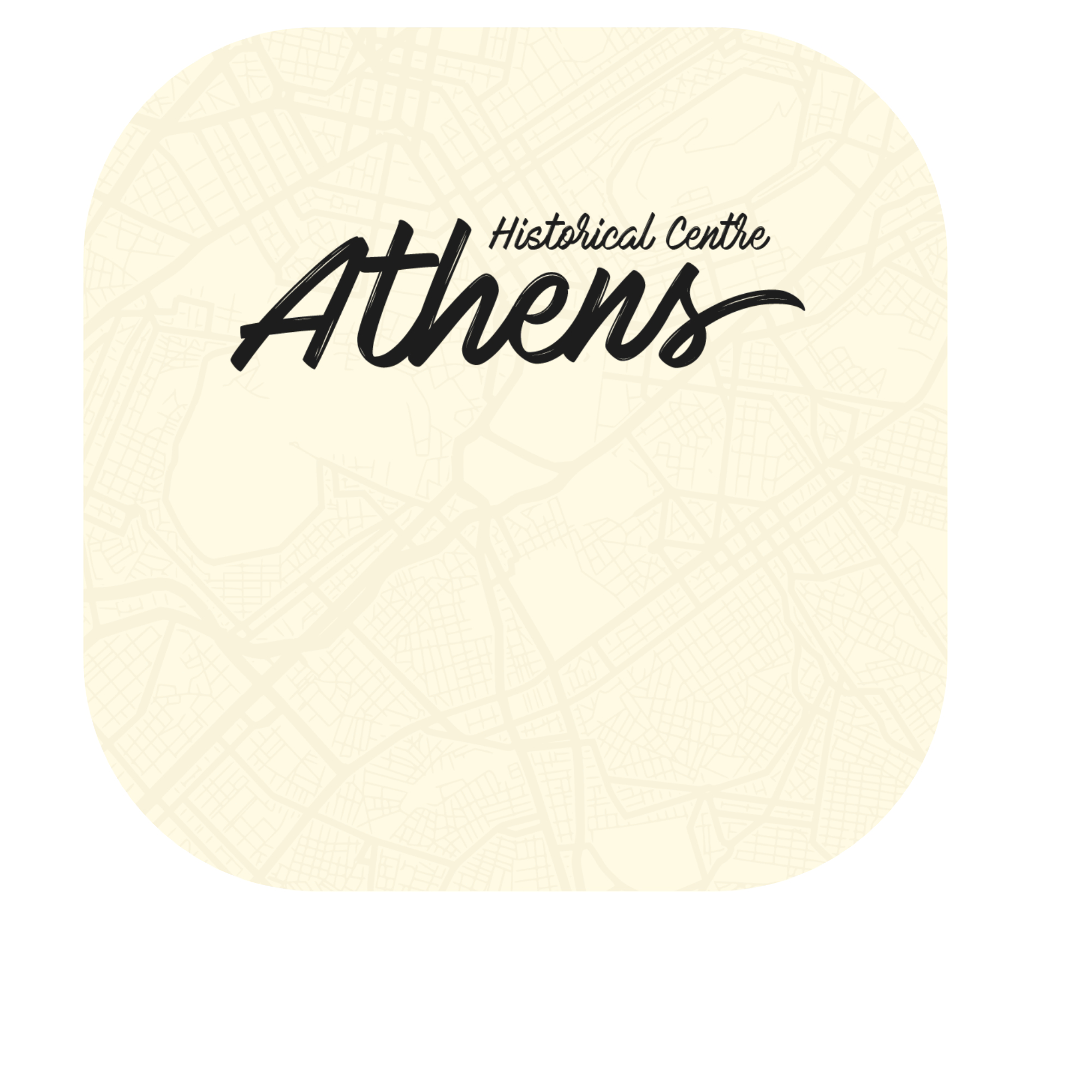 Athens map icon