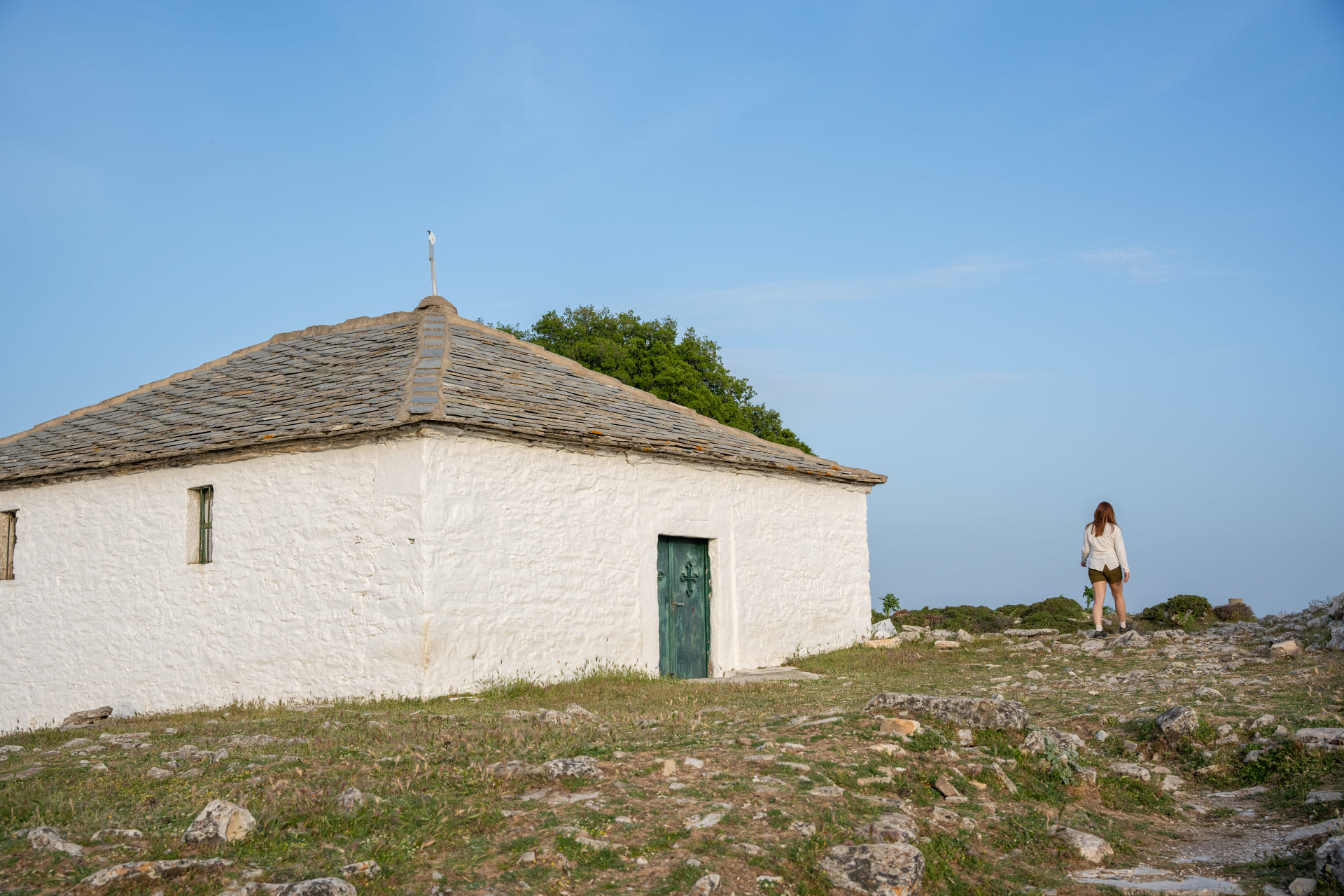 Village of Kastro in Thassos