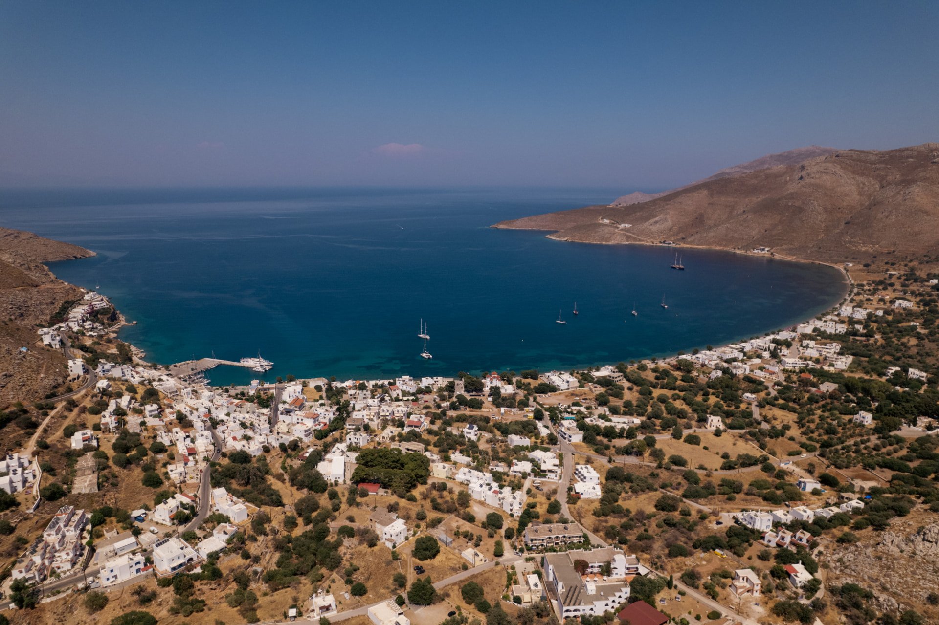 Livadia in Tilos, Greece