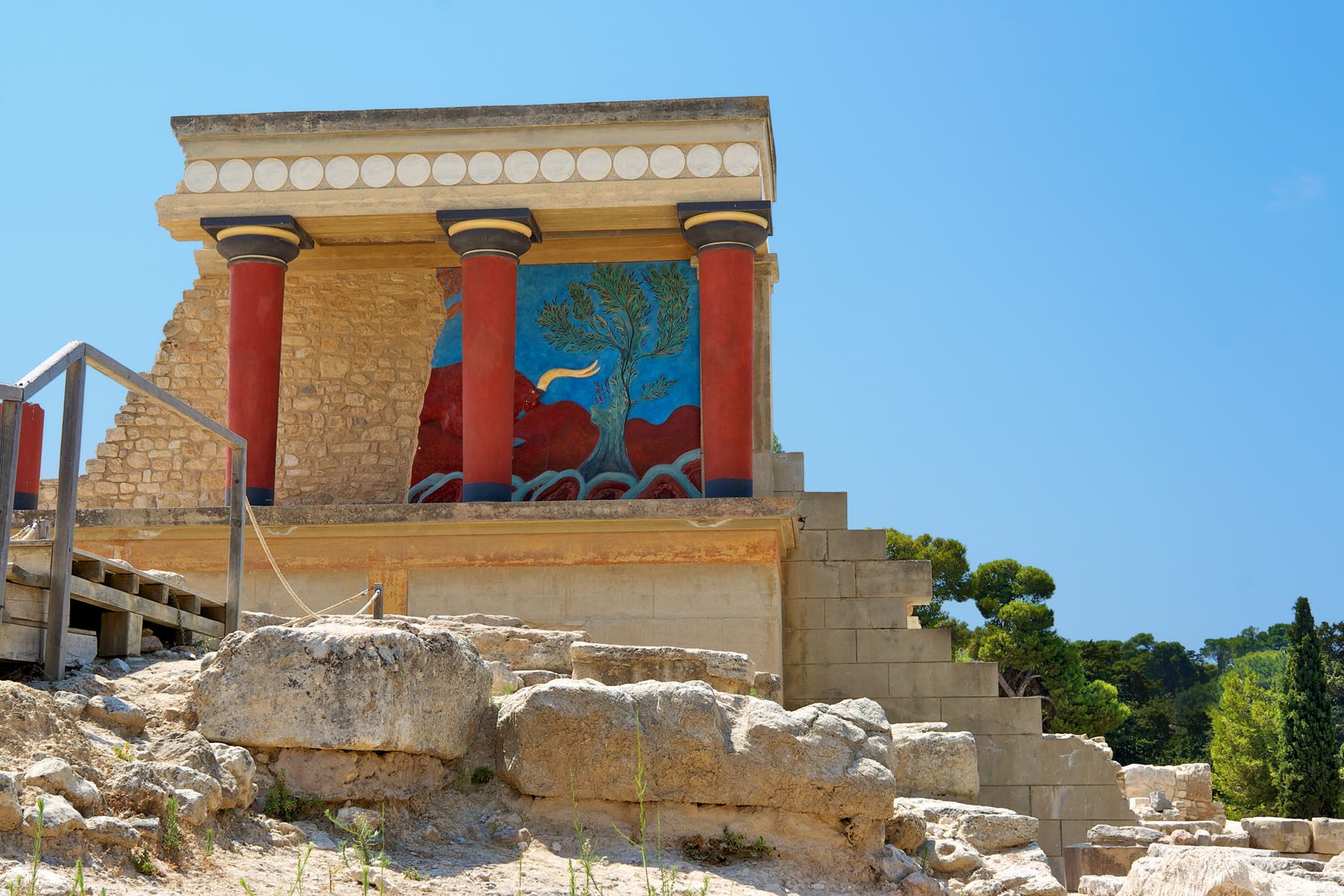 Rovine del Palazzo di Knossos a Heraklion, Creta