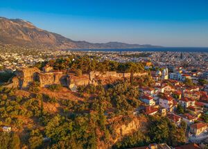 Aerial view of Kalamata