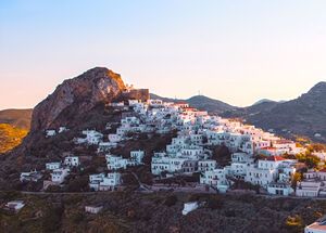 Aerial view of Skyros