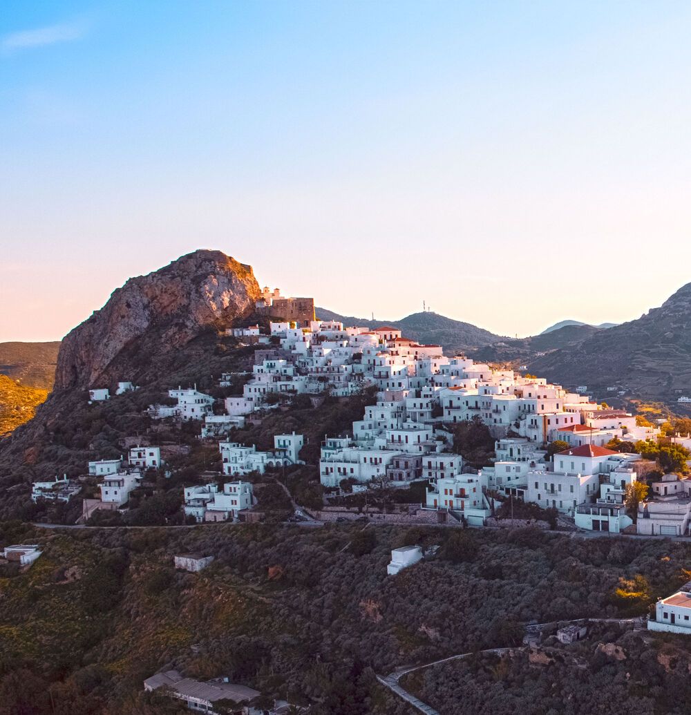 Aerial view of Skyros