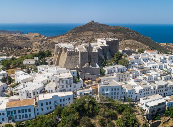 There’s a Byzantine mysticism and Italian finesse to Patmos’ main town