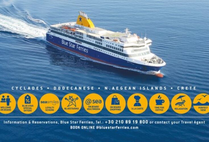 Blue Star Ferries Transportation, Ferries Discover Greece