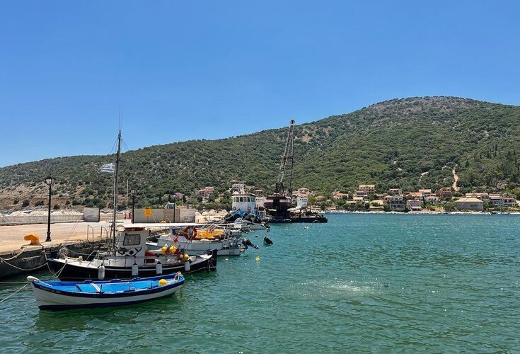 The fishing village of Agia Efimia in Kefalonia