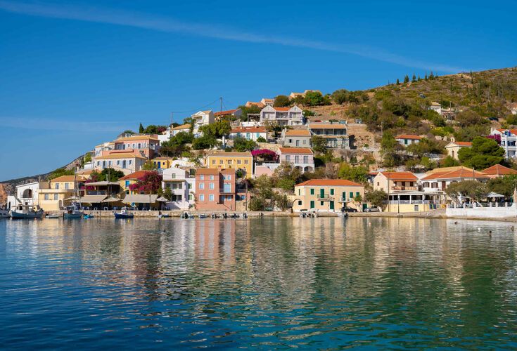 The picturesque village of Assos in Kefalonia