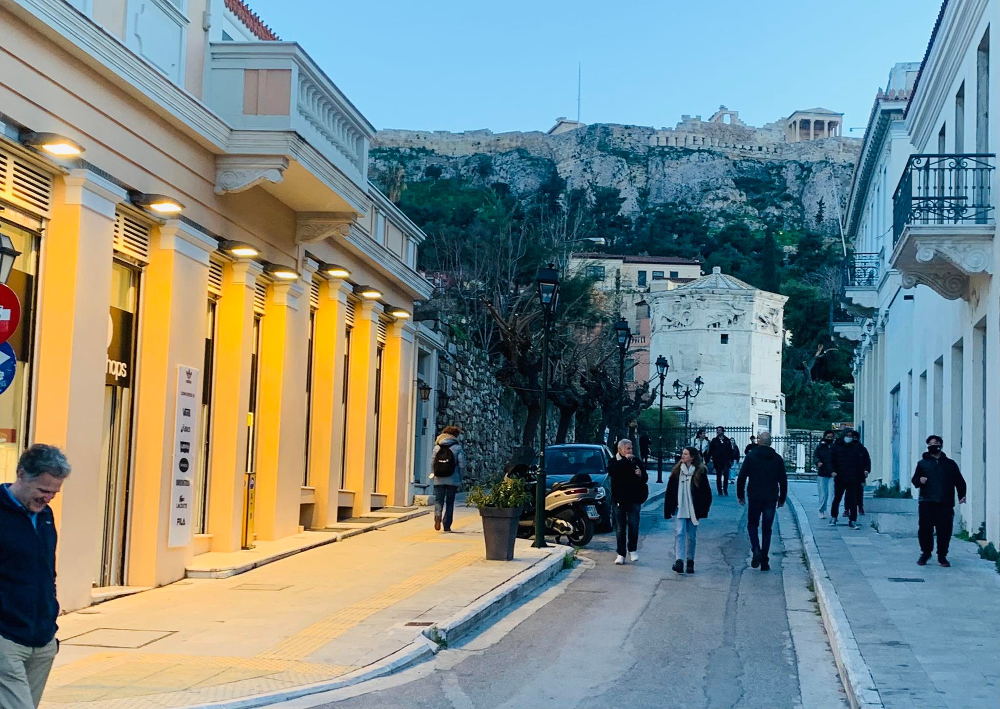 Accessible walk with mobility scooter in Athens 