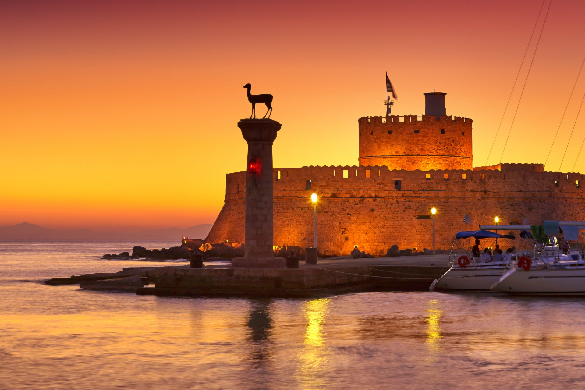 Guided Rhodes City By Night