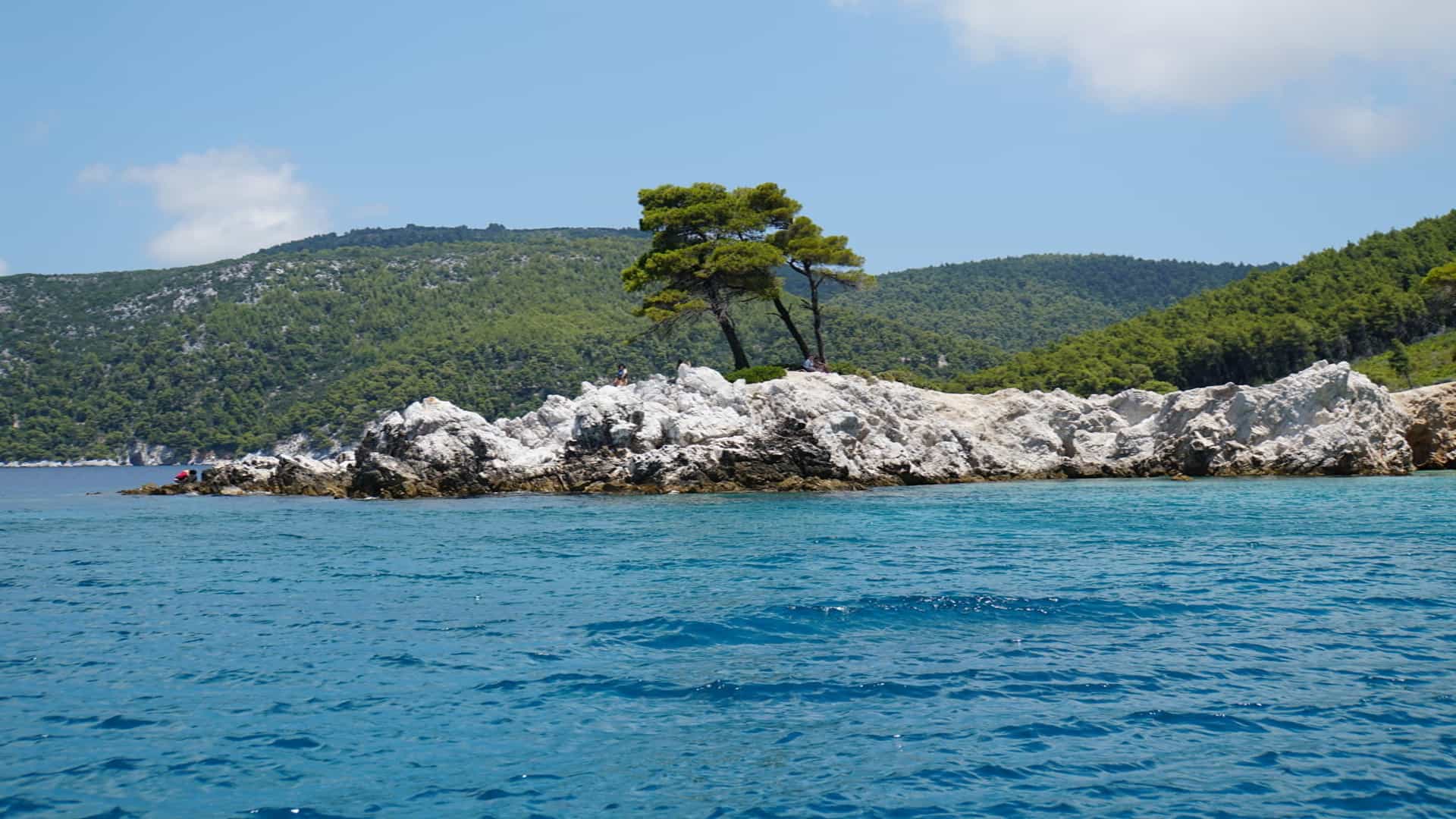 Skopelos: Private Boat trip to West & South Side 