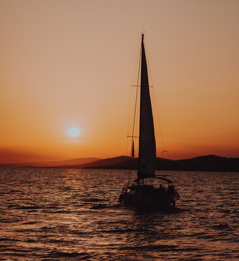 From Nikiti Halkidiki: Sunset Cruise on a Sailing Yacht